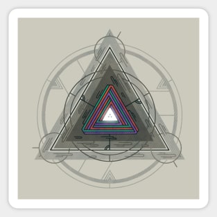 Triangle Study Sticker